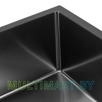 Кухонная мойка ARFEKA ECO AR 550x450 BLACK PVD NANO DECOR картинка 4